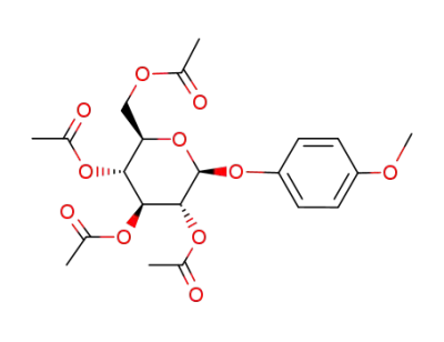 p-methoxyphenyl 2,3,4,6-tetra-O-acetyl-β-D-glucopyranoside
