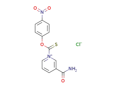 3-carbamoyl-1-(4-nitro-phenoxythiocarbonyl)-pyridinium; chloride